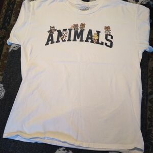 Animal Crossing - New Horizons Urban Outfitters T-Shirt White Graphic Size Large